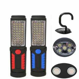 36 5LED Emergency Work Light USB Inspection Rechargeable Flashlight With Magnet